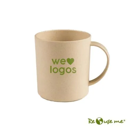 Tazas y Vasos Personalizados | Tazón de Fibra de Trigo Dam con logo | Regalos Corporativos Personalizados