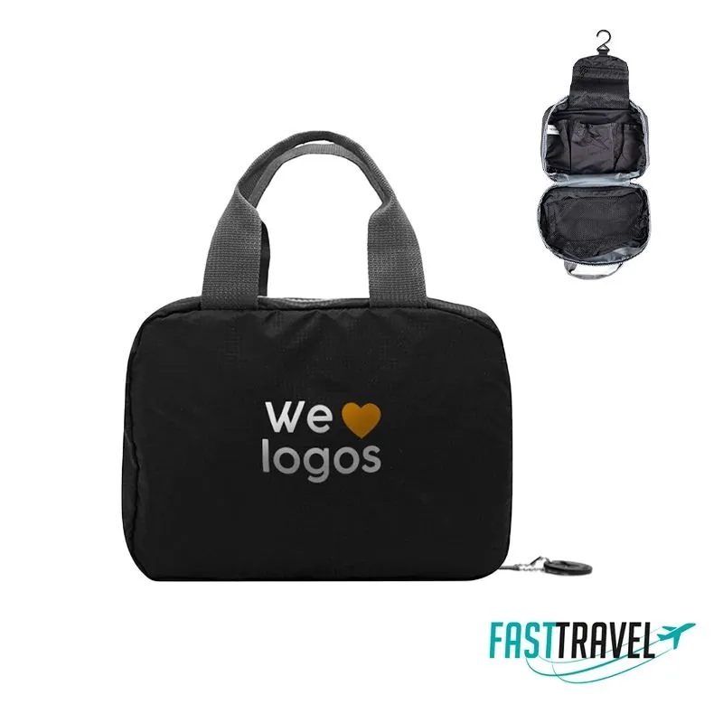 Neceser y Bananos Personalizados | Organizador Fast Travel con logo | Regalos Corporativos Personalizados