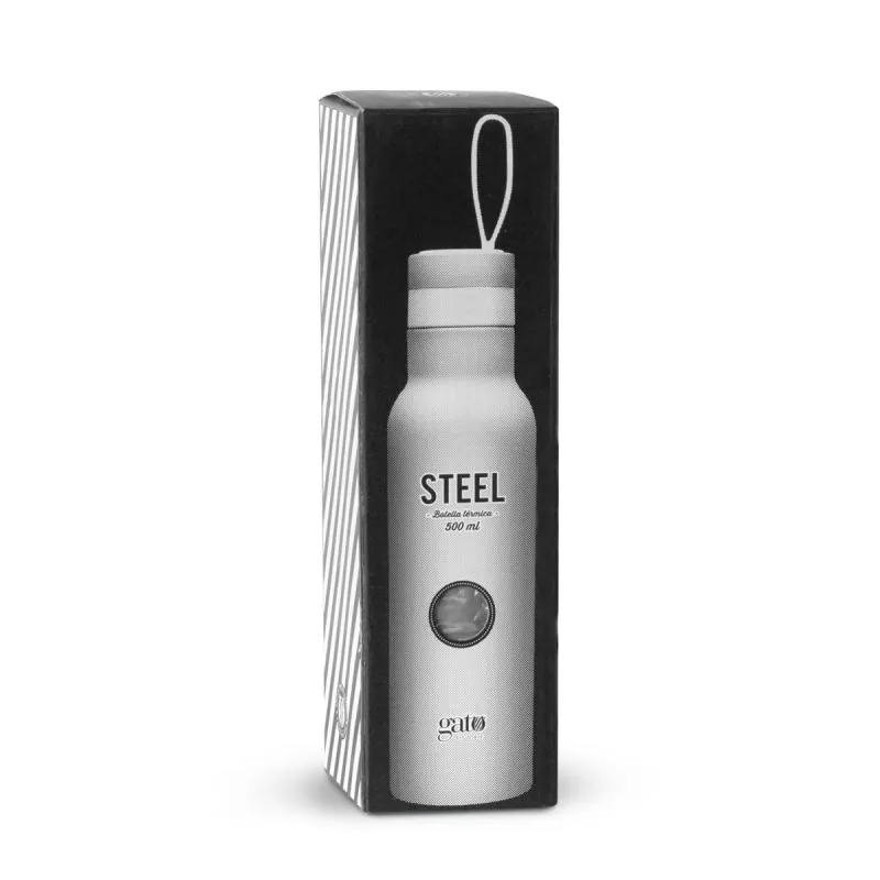 Botellas Personalizadas | Botella Térmica Steel con logo | Regalos Corporativos Personalizados