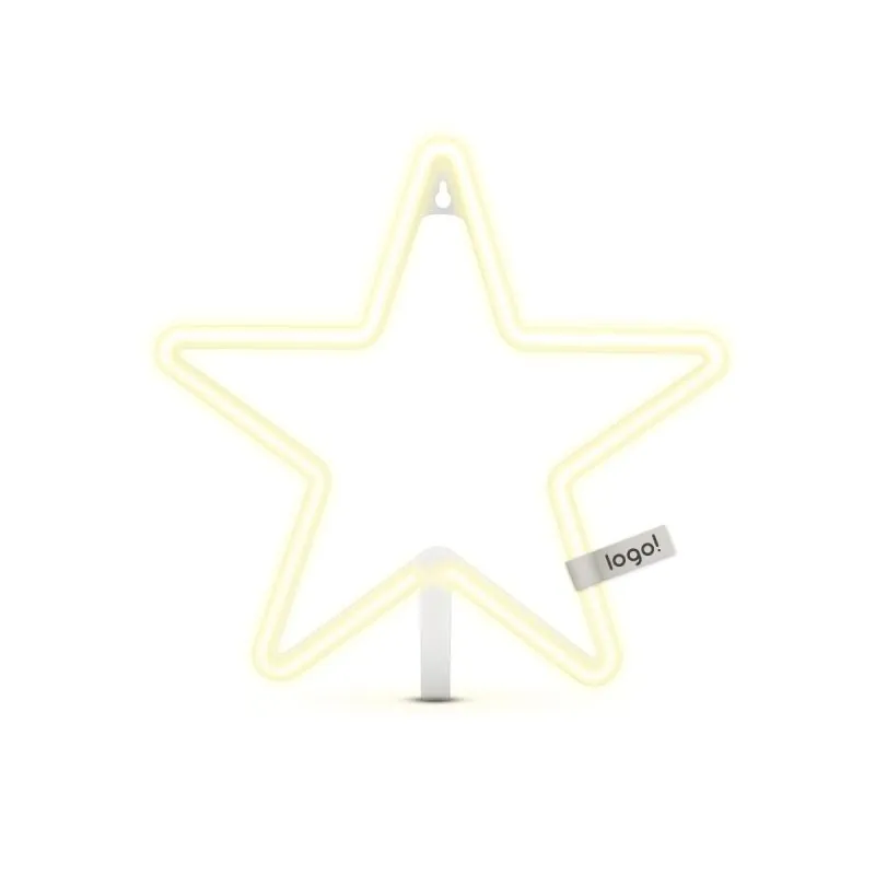 Linternas y Lámparas Personalizadas | Luz Neón Estrella con logo | Regalos Corporativos Personalizados