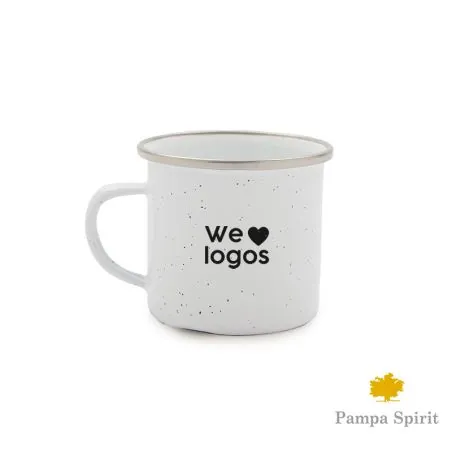 Tazas y Vasos Personalizados | Tazón esmaltado Campster con logo | Regalos Corporativos Personalizados